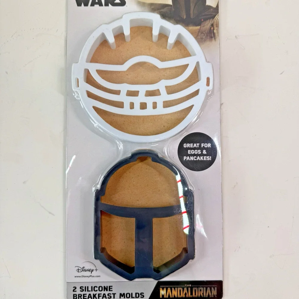 Disney Star Wars Mandalorian Silicone Breakfast Pancake Egg Molds Grogu NIB
